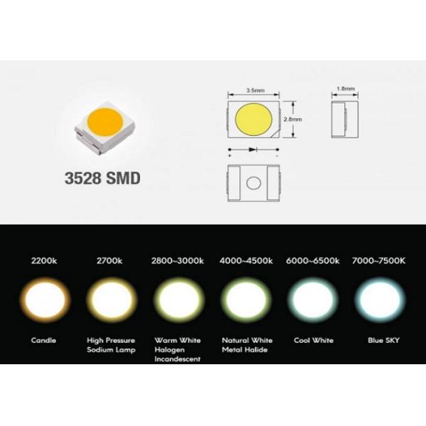 Relight Decoration use SMD 3528 chip IP 20-IP68 white color customize 4.8W DC24V high effency copper Flexible Led Strip