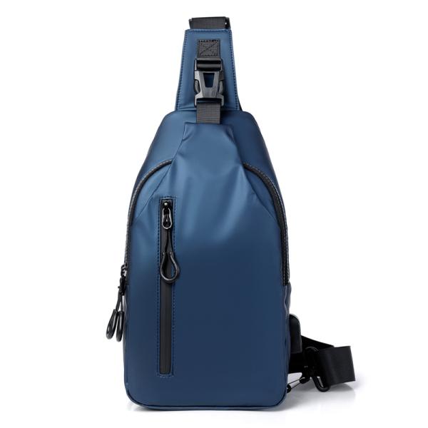 ISO Waterproof Crossbody Sling Bag Mens Sling Chest Bag With USB Charging