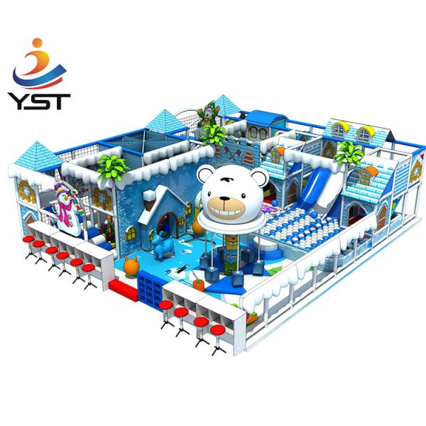 Comfortable Soft Play Gym Equipment CAD Instruction Low Density Polyethylene