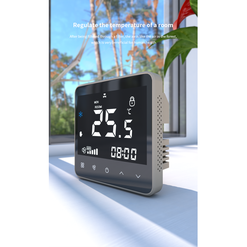 HVAC Smart WIFI Thermostat For Fan Coil Units Air Duct Systems