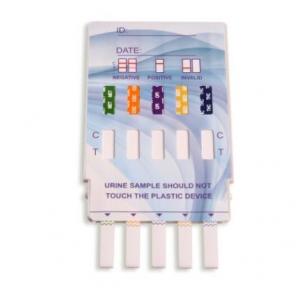 Buy cheap 5 Panel Multi Drug Abuse Test Kit Urine Specimen For Safety / Healthy Workplace product