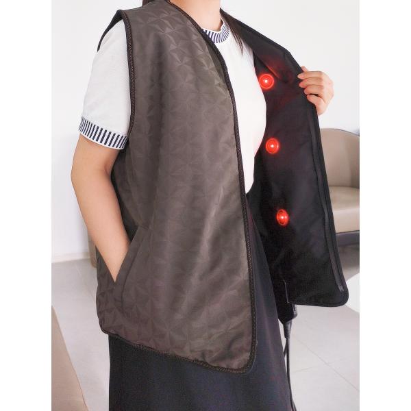 New Model 12pcs 660nm Red Lights Far Infrared Sauna Waistcoat for Home Use or Commercial