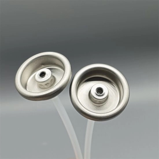 Round Tinplate Can Refillable Car Art Empty Tin Cans Paint Spray Aerosol with Actuator Valve