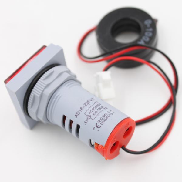 LED Indicator 22mm Ac Volt Amp Meter With Screw Terminals