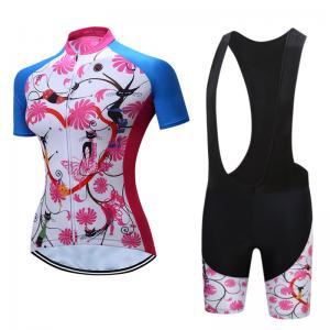 China Outdoor Womens Cycling Clothing Bike Cycling Accessories Cool Dry Bike Jersey Suits on sale