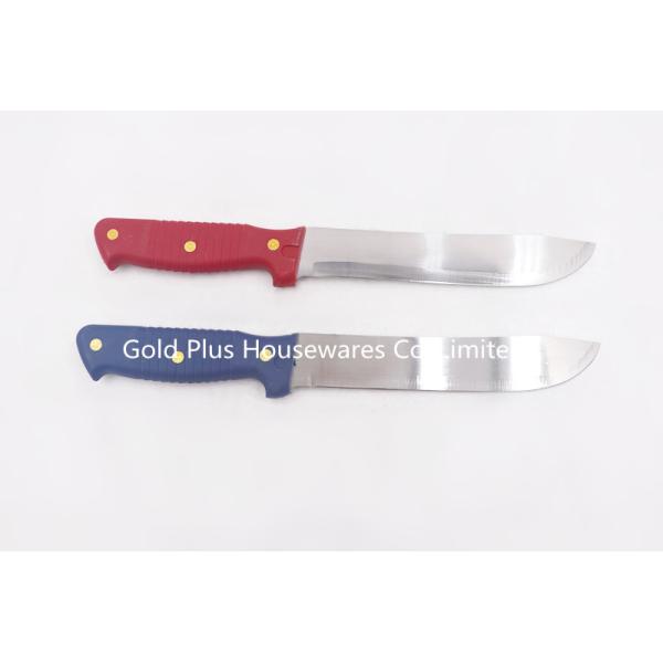 0.8MM Wholesale durable kitchen accessory knife stainless steel boning knife steak knife with black plastic grip