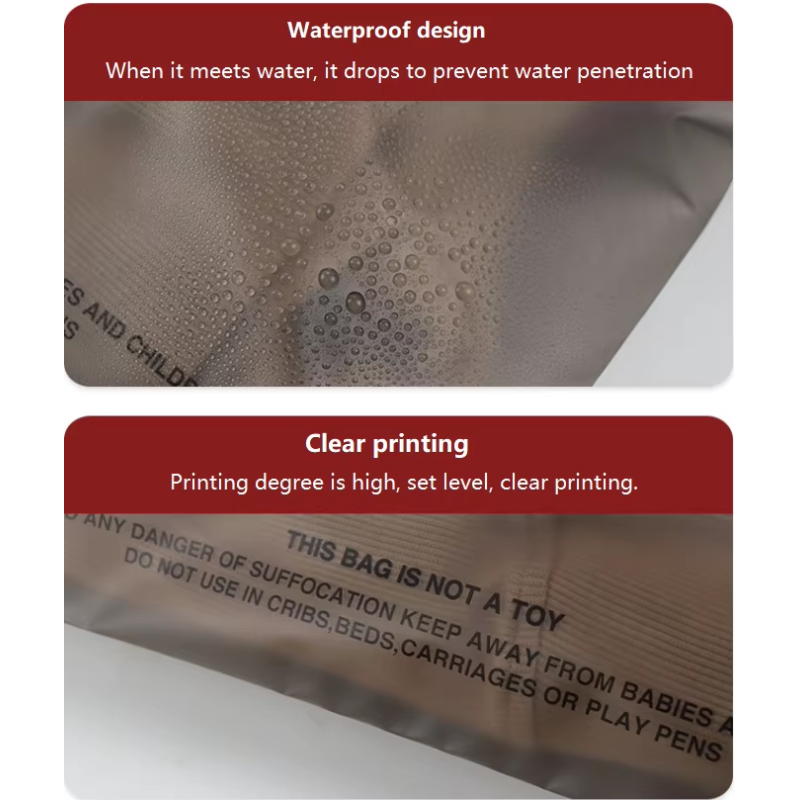 Customized Printed Underwear Frosted Zip Lock Clothing Packaging Plastic Bags With Logo