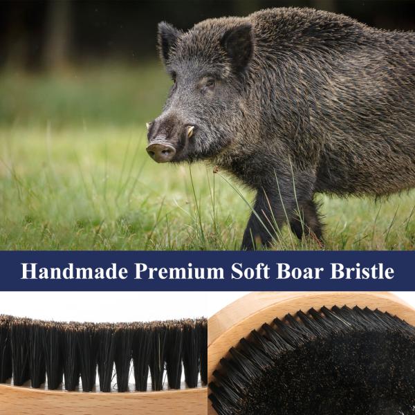 Abeis Carving Logo 360 Wave Brush Scalp Care Detangling Smoothing Wave Hair Brush