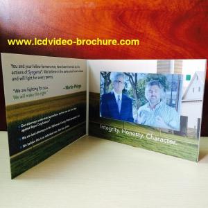Buy cheap 7 Inch Video Playing LCD Invitation Card With Push Button Or No Button product