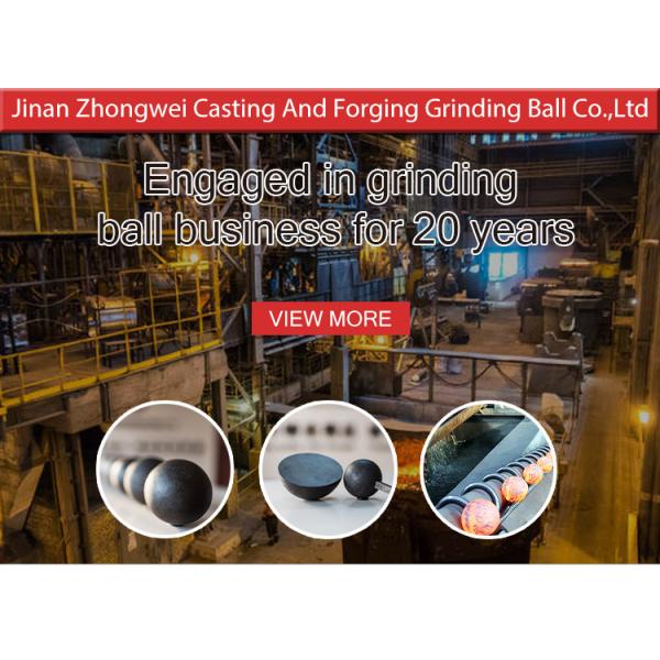 Cast Iron Mining 62 HRC High Chrome Grinding Media Balls