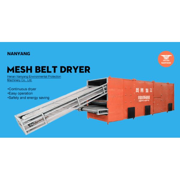 Continuous Operation Mesh Belt Dryer with Precise Temperature Control for Energy-Saving Drying of Building Materials