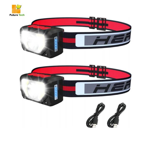 1000 Lumen Rechargeable LED Headlamp with IP55 Waterproof for Camping and Cycling
