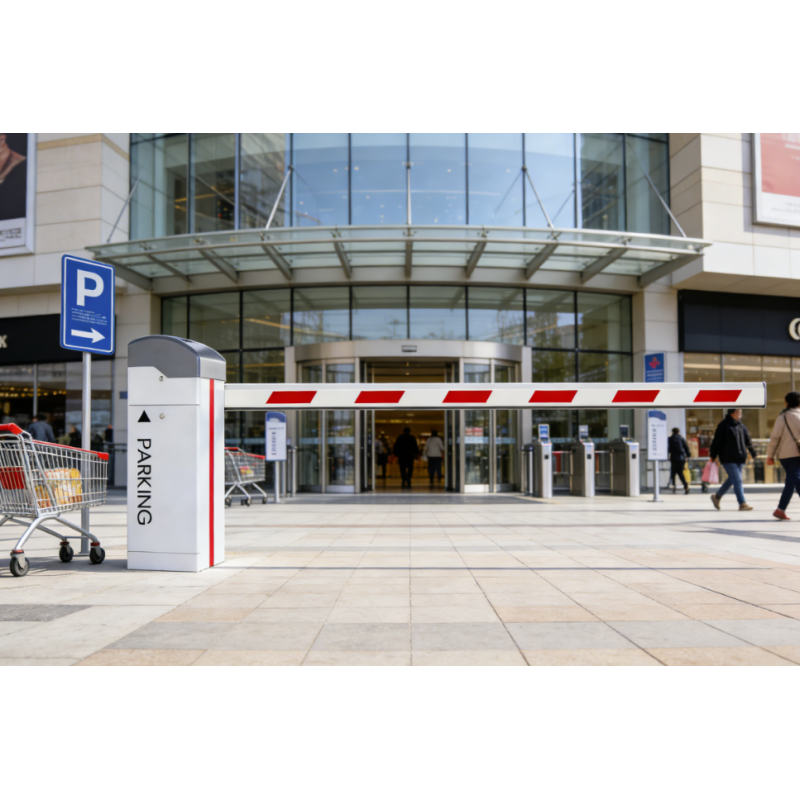 Compact Automatic Parking Barrier Gate All In One With License Plate Recognition