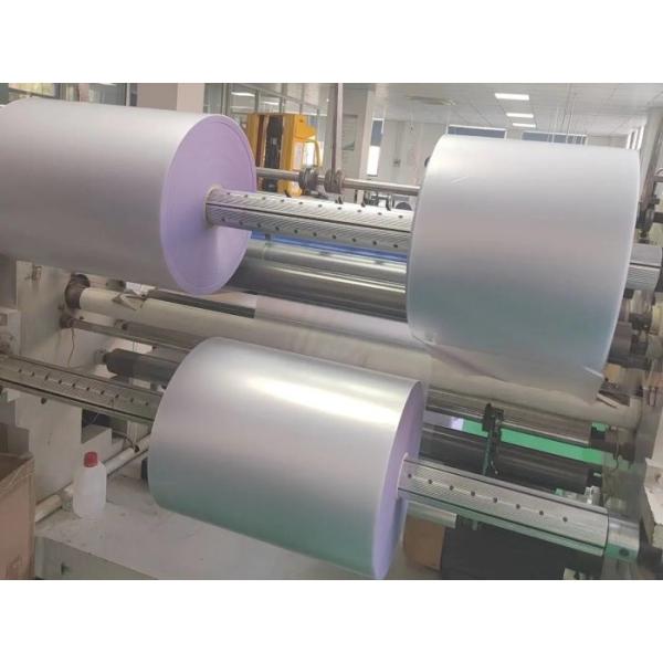 1.26 g/cm3 Transpartent PVC Coated Overlay , PVC Glue Overlay For Sheet Lamination