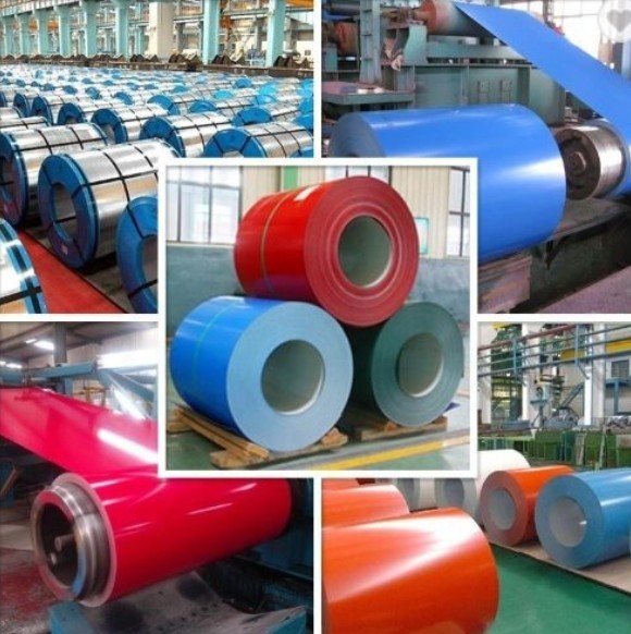 Galvanized Zinc Coating 1219mm Painted Metal Steel Coil PPGI PPGL Steel Coil