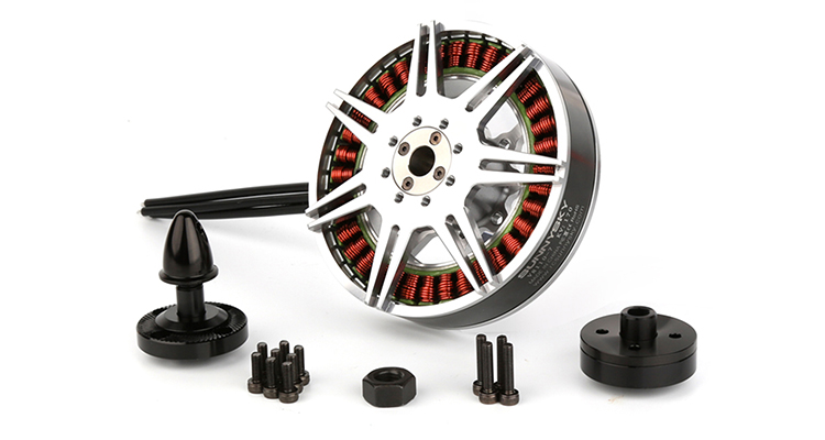 Sunnysky V8110 Kv100 120 Thrust 10kg Bldc Motor for High Efficiency Multirotor Drones Big Quadcopter Hexacopter