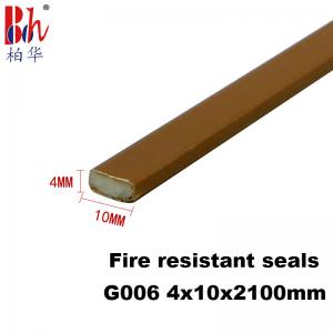 China CE Certificated Fire Resistant Seals PVC Shell Sodium Silicate Filling on sale