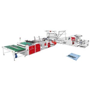 Buy cheap Self Adhesive 3 Side Seal Bag Making Machine , Courier Bag Making Machine 80pcs from wholesalers