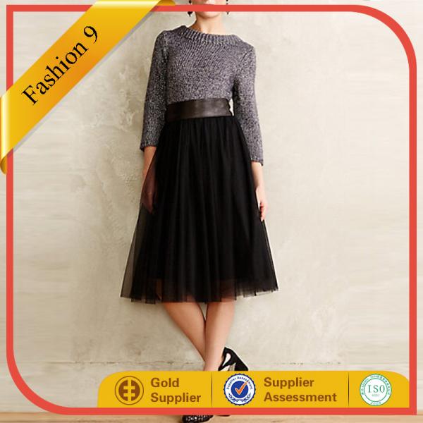 Quality Women Black Midi Skirt for sale