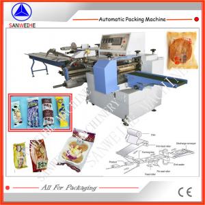 Buy cheap SGS Horizontal Form Fill Seal Machine 220V 4.6KW Bread Packing Machine product