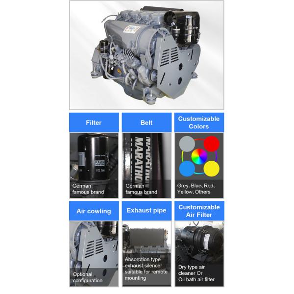 3 Cylinder F3L912 Diesel Engine Air Cooled Engine For Deutz F3L912 F3L913 Engine Assembly