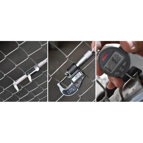 PVC Coated / Galvanized Playground Security Fencing 8ft High Chain Link Security Fencing