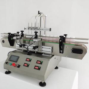 Buy cheap Automatic Desktop Four Heads Magnetic Pump Liquid Filling Machine High Accuracy Dosing product