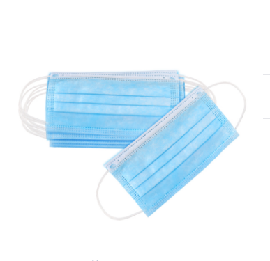 OEM Disposable Blue Earloop Face Mask , Hospital Mouth Mask Non sterile