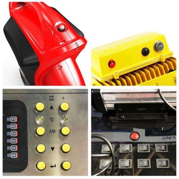 250VAC 19mm Latching Push Button Switch Momentary Push Button Switch Normally Open