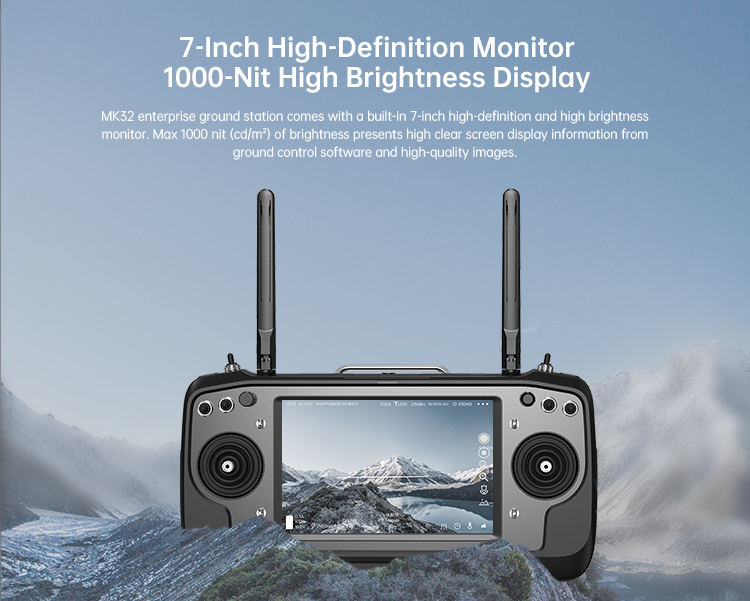 SIYI MK32 Enterprise Handheld Ground Station Controller Installations For The Remote Control Of Industrial Operations