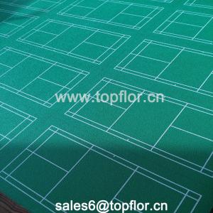 China Sport Mat Material Outdoor Synthetic Badminton Court Flooring on sale