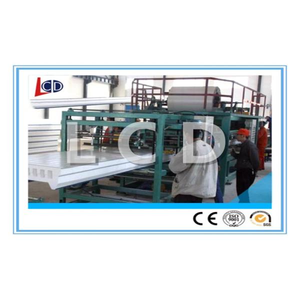 6.3MPa Hydraulic Pressure Continuous Sandwich Panel Line For Warm Keeping Panel
