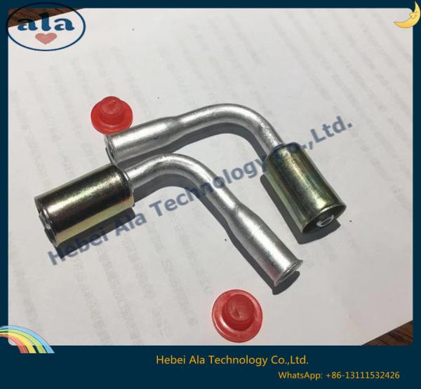 #6 #8 #10 #12Quick joint with Iron jacket Auto air conditioning fitting 90 Degree ac hose fitting hose end connecto