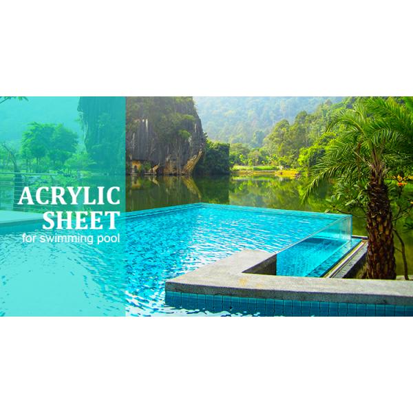 Easy Install High Brightness Lateral Garden Clear Acrylic Infinity Customization Pool