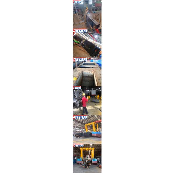 Anchor Boom Sand Pump 20inch Cutter Suction Dredger for River