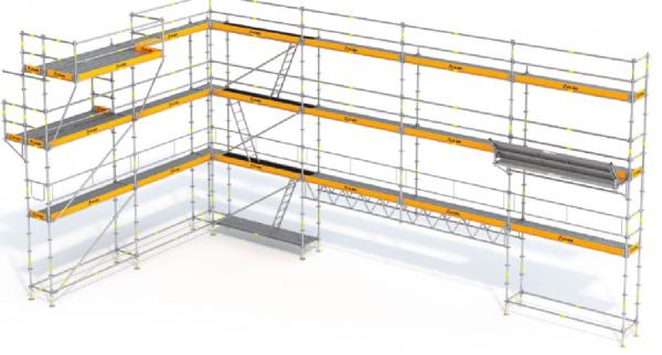Building Working Platform Layer lightweight Portable Aluminium Scaffolding tower Ringlock