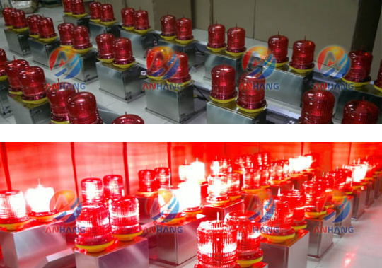 AH-MS/D Solar Aviation Obstruction Light Medium-intensity Double Light