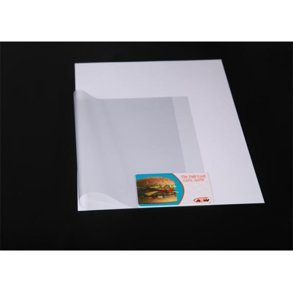 White / Colored PVC Core Sheet 0.2mm For Plastic Cards Lamination