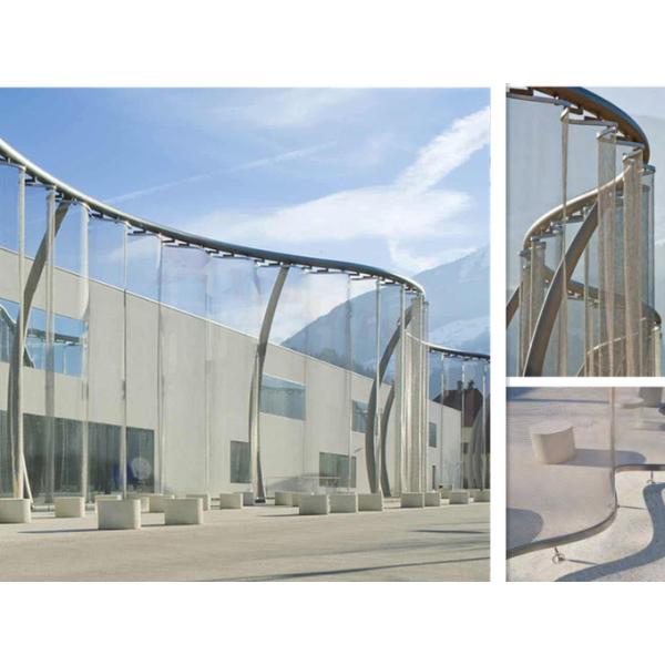304 Stainless Steel Welded Ring Mesh Curtain For Separating Interiors