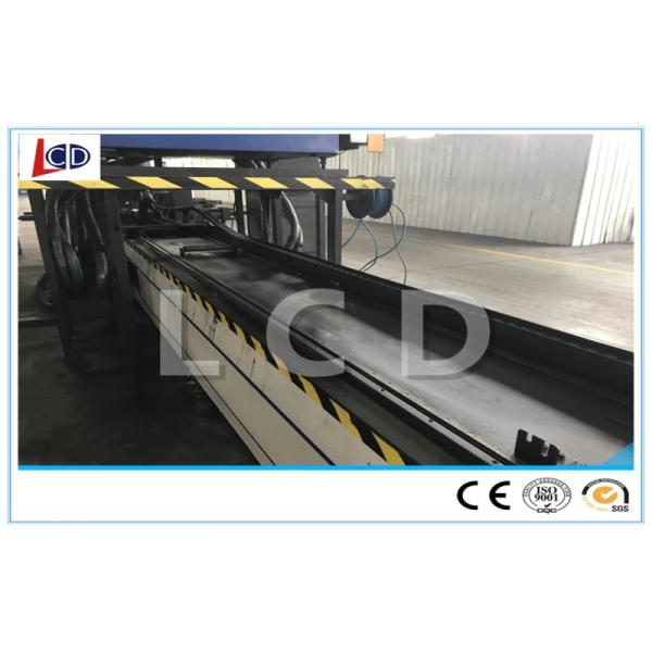 Stainless Steel Cnc Hole Punching Machine , Tube Punching Machine Customized Hole Shape