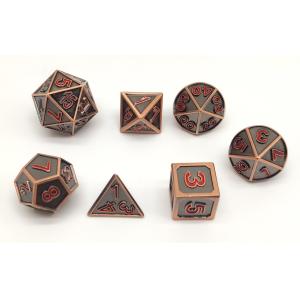 Practical Plating Sharp Edge Dice Set , Multipurpose Custom Dice Sets