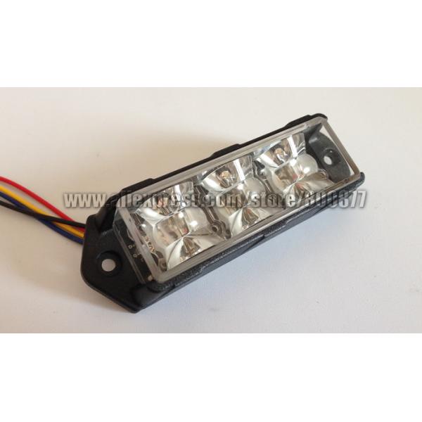 VS-938D DUAL COLOR LED Surface Mounting grill light, 6*3W each LED, 17 patterns car LED warning head lights