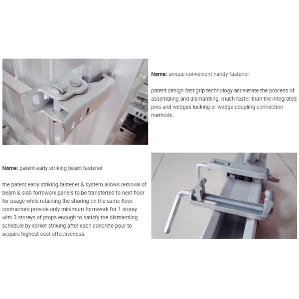 OEM SGF Aluminium Formwork System Lightweight For Concrete Construction