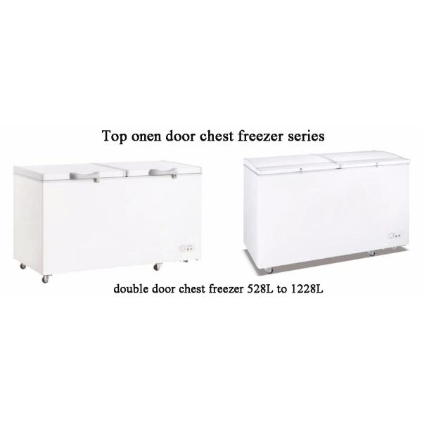 Manual Defrost Commercial Refrigerator, Deep Freezer 628L Capacity With Handle And Lock