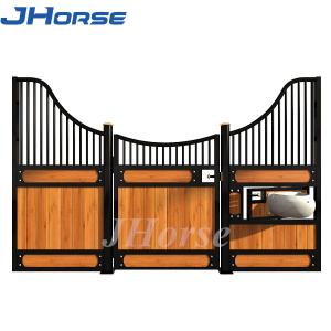 China Australia Standard 10ft Mesh Stall Fronts Strand Woven Bamboo Horse Stable Panel on sale