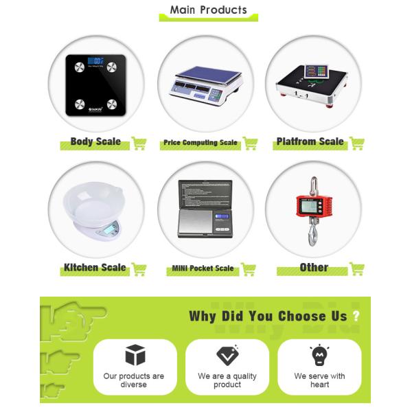 Factory Direct Weight Scale Digital 30kg, 40kg Scale Price Computing Scale