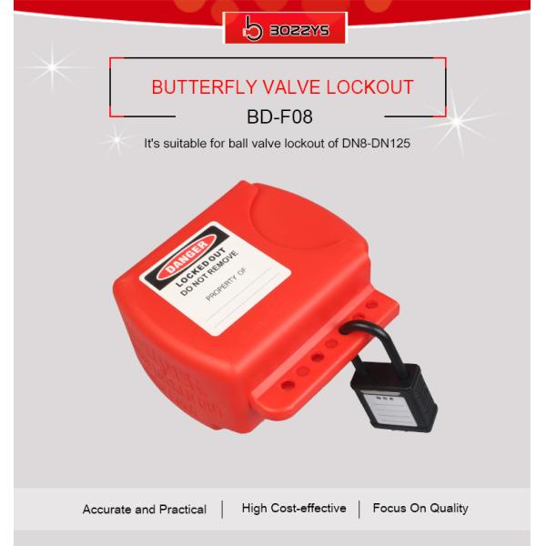 BOSHI Customized Color Adjustable Safety Ball Valve Lockout Devices