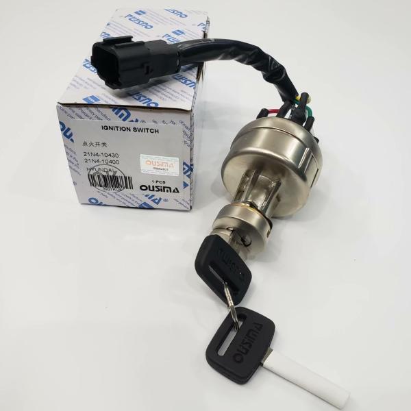 HYUNDAI Excavator Ignition Switch , Electrical Ignition Switch 21N4-10430 21N4-1040