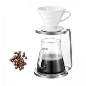 China Concise Ceramic / Glass Pour Over Coffee Maker 220V - 240V FDA on sale