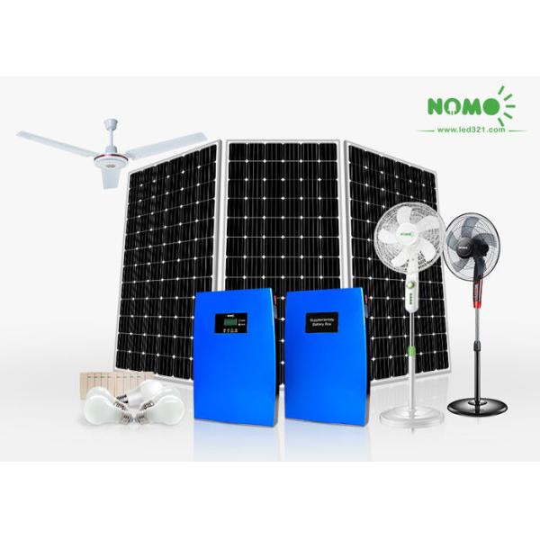 Multifunctional Off Grid Solar System 12 Volt Complete Home Systems 15A Blue LiFePO4 Battery
